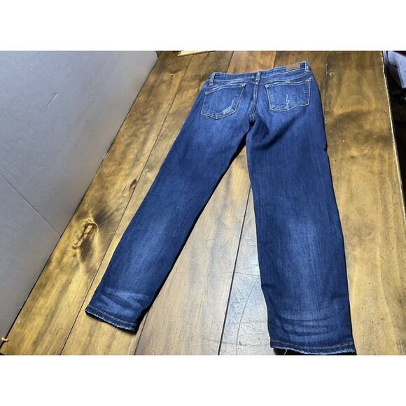 Judy Blue Jeans Womens 7/28 Relaxed Fit Skinny Aurora Handsand Blue USA Whiskers - Picture 2 of 10